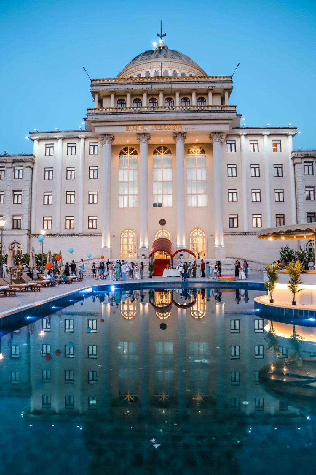 Hotel Colombo Μπεράτ Εξωτερικό φωτογραφία The hotel's main building